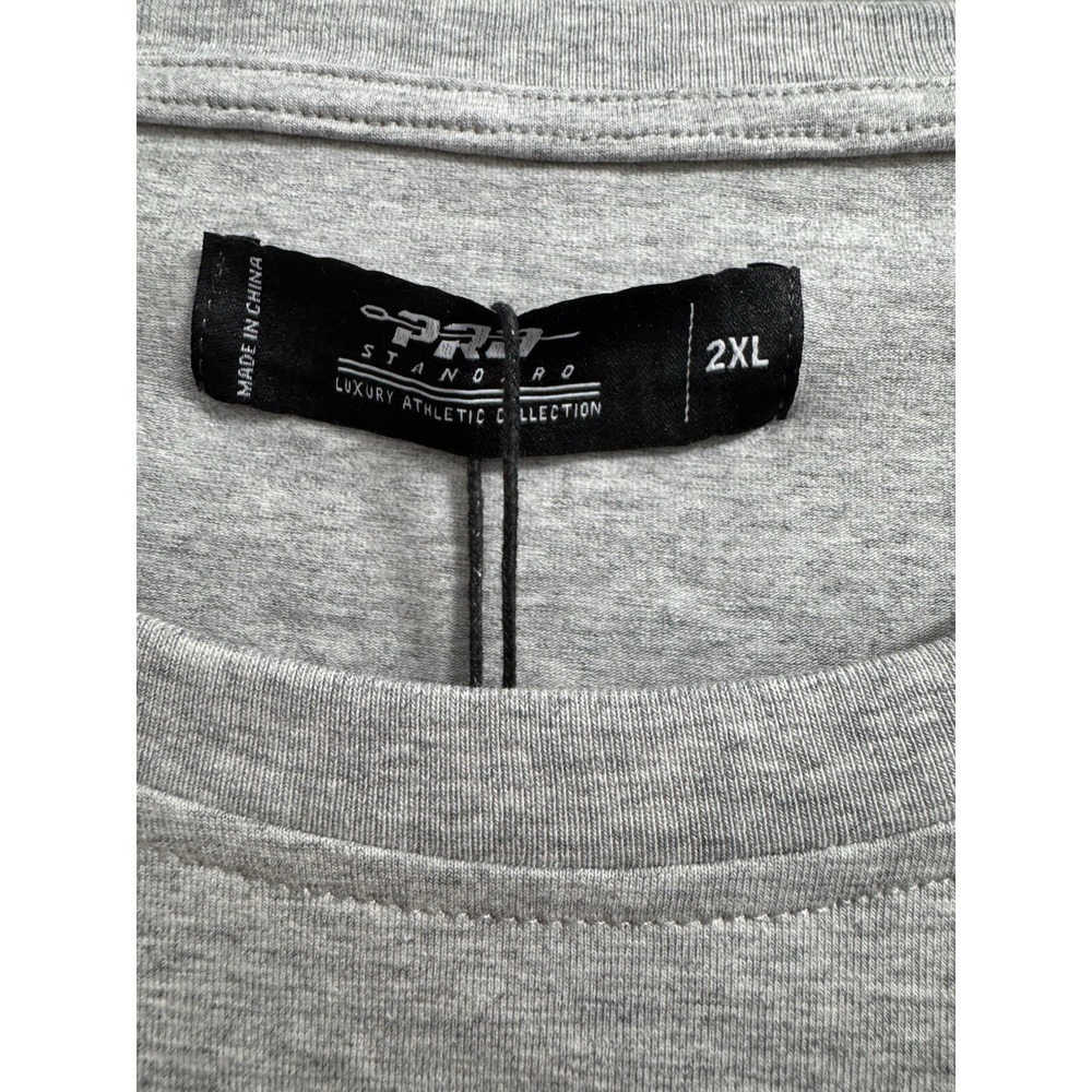 Pro Standard NFL Detroit Lions Men's Script Tail Logo Tee‎ Gray Sz 2XL - Picture 6 of 7